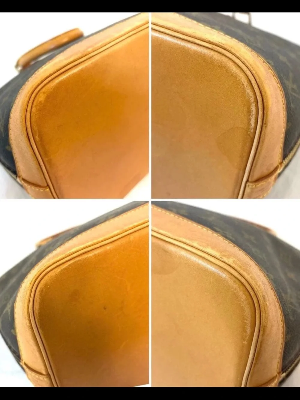 Louis Vuitton Monogram Canvas Satchel in Brown and Tan